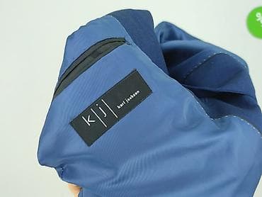 Ubrania męskie: Marynarka męska KJ | Karl Jackson – granatowa - Klasyczny fason — 4