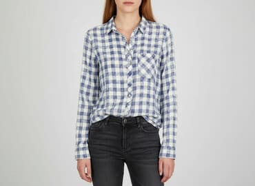 góralska koszula damska z haftem biała: Cropp, Women`s shirt, size S — 1