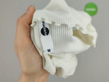 bluzki prążkowane białe: Everme, Bluzka damska, rozmiar M — 4