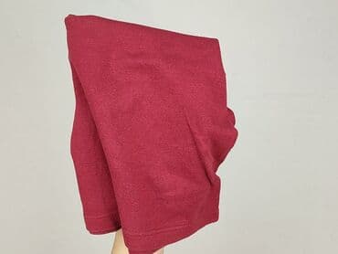 czerwona bluzka z dekoltem v: Bluzka damska, rozmiar S — 5