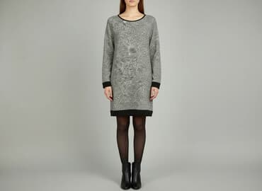 sukienka golf sweter: Sukienka damska, rozmiar S — 5