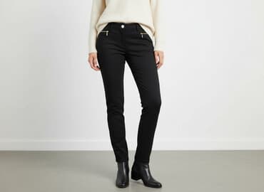 jeansy promod: Promod, Spodnie materiałowe damskie, rozmiar L — 7