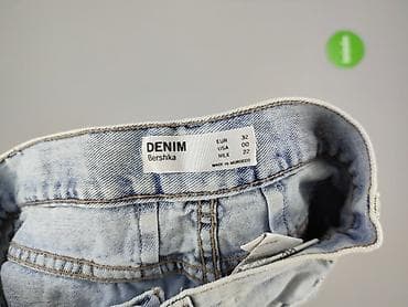 jeansy trf: Bershka, Jeansy damskie, rozmiar 2XS — 4