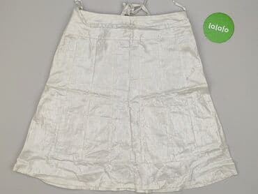 biała spódnice midi: Spódnica damska, rozmiar M — 3