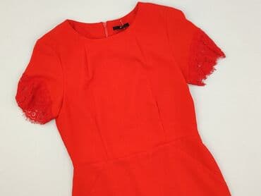 czerwona sukienka w groszki h m: H&M, Sukienka damska, rozmiar M — 1