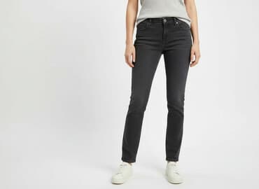 zara jeansy damskie szare: Zara, Jeansy damskie, rozmiar L — 6