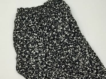 spodnie plus size: Material trousers for women, size L — 2