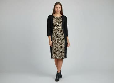 sukienka w panterkę, mohito: Greence, Sukienka damska, rozmiar S — 6