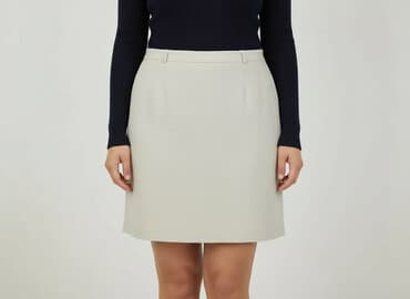 plisowane spódnice szara: Spódnica damska, rozmiar XL — 7