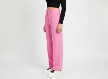 hello kitty spodnie shein: Shein, Material trousers for women, size S — 1
