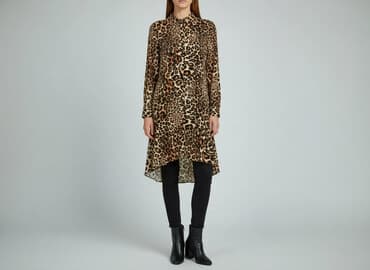 mango sukienka w panterkę: Sukienka damska, rozmiar S — 1
