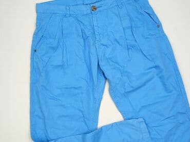 Women: Material trousers for women, size S (EU 36) — 1