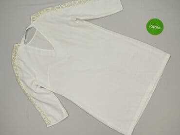 biała sukienka dla mamy na chrzest: Sukienka damska, rozmiar L — 4