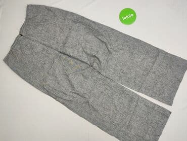 joggery lniane damskie: Spodnie materiałowe damskie, rozmiar L — 2