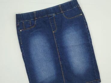 spódniczka jeansowe plisowane: Spódnica damska, rozmiar L — 1