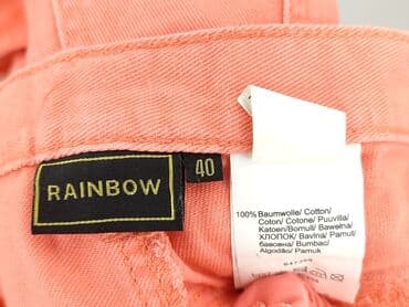 krótkie spodenki pomarańczowe: RAINBOW, Szorty damskie, rozmiar L — 4