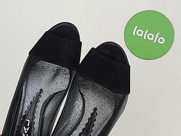 kotyl buty: Czarne szpilki peep toe JANAL – rozmiar 36 - Klasyczne czarne — 7