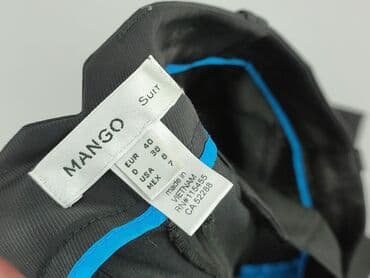 zara spodnie o kroju full length: Mango, Spodnie materiałowe damskie, rozmiar M — 4