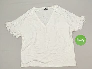 białe luźna bluzki: Yessica, Bluzka damska, rozmiar L — 2