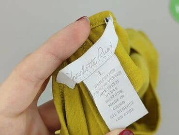 żółte bluzki z krótkim rękawem: Charlotte Russe, Bluzka damska, rozmiar L — 4