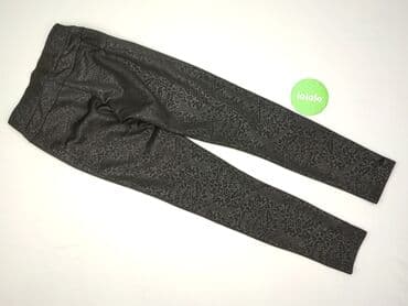 woskowane legginsy z wysokim stanem: Material trousers for women, size M (EU 38) — 3