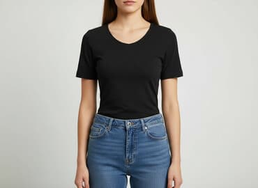 koszulki z krótkim rękawem damskie: T-shirt damski, rozmiar S — 1