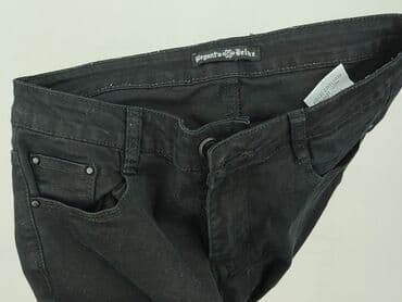 legginsy woskowane wysoki stan: Jeansy damskie, rozmiar M — 5