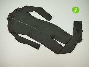 zaraz: Czarny kombinezon damski z długim rękawem – SHEIN - Model — 2