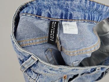 szerokie krótkie spodenki jeansowe: H&M, Shorts for women, size XS — 5