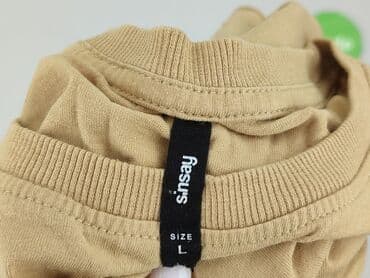 bluzki basic długi rękaw: Sinsay, Top damski, rozmiar L — 5