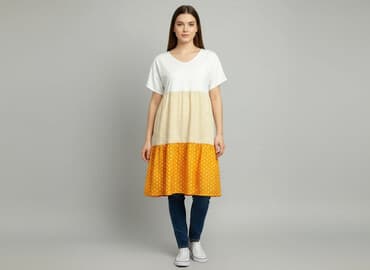 sukienki pomarańczowa na wesele: Sukienka damska, rozmiar S — 5