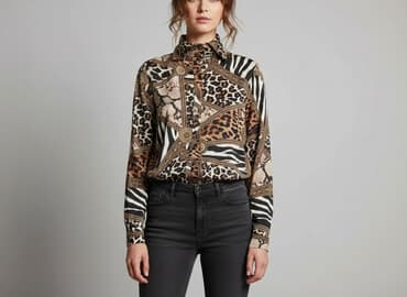 kombinezon panterka mohito: Boohoo, Bluzka damska, rozmiar S — 6