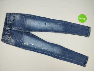 dżinsy z przetarciami: Jeansy damskie, rozmiar S — 2