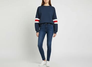 niebieska bluzka h m: H&M, Bluza damska
, rozmiar XS — 1