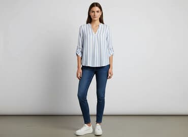 jeansy ze stradivarius: Stradivarius, Bluzka damska, rozmiar S — 7