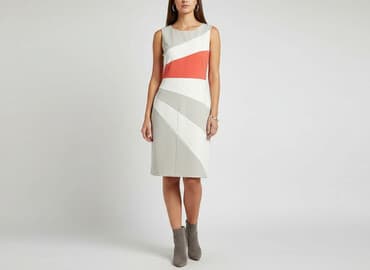 długa sukienki z rękawem: Sukienka damska, rozmiar L — 1