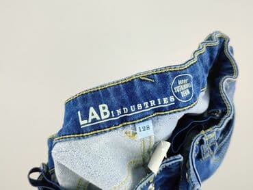 sukienki wizytowe krótkie: Spodnie jeansowe, 8 lat, 128, stan - Idealny — 4