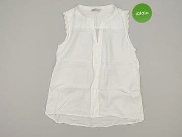 biała obcisła koszulka: ONLY, Bluzka damska, rozmiar M — 3