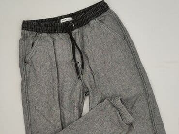 czarne spodenki chłopięce: Spodnie jeansowe, Sinsay, 13 lat, 158, stan - Bardzo dobry — 1