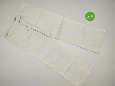 spodnie jeans drill: Spodnie materiałowe damskie, rozmiar L — 2