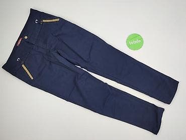 mom jeans pull and bear: Spodnie materiałowe damskie, rozmiar 2XL — 2
