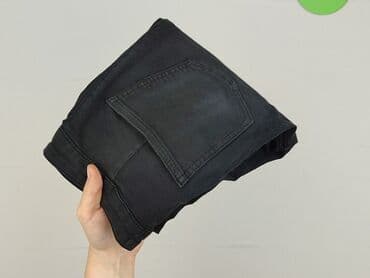 czarne jeansy z wysokim stanem: H&M, Jeansy damskie, rozmiar XS — 7