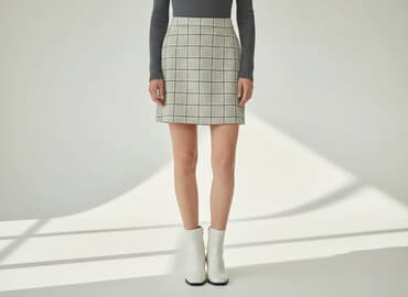 spódnice plisowane krata: Spódnica damska, rozmiar L — 1