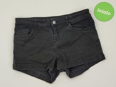 hm krótkie spodenki czarne: H&M, Szorty damskie, rozmiar M — 2