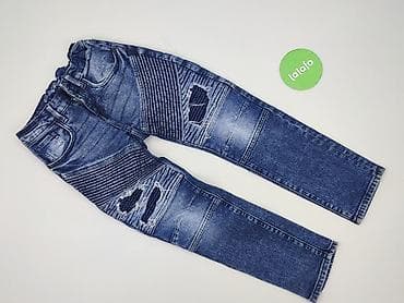t shirt basic h: Spodnie jeansowe, 10 lat, 140, stan - Idealny — 2