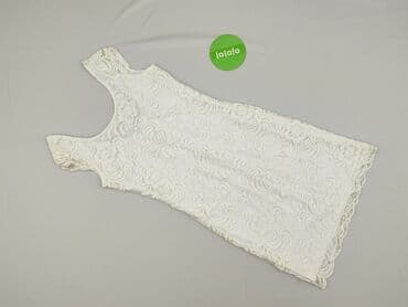 biała sukienki ażurowa: Sukienka damska, rozmiar S — 3