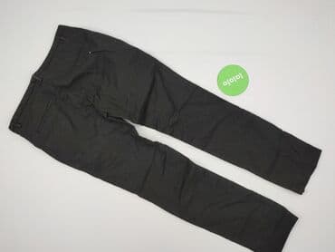 zara spodnie czarne szerokie: Zara, Spodnie materiałowe damskie, rozmiar M — 3