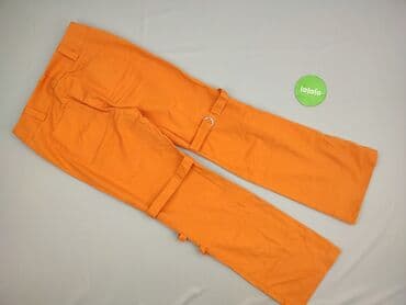 cargo wide leg: Spodnie cargo damskie, rozmiar L — 3