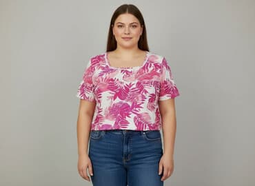 bluzka hawajska damska: Bluzka damska, rozmiar XL — 6