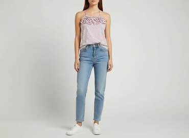 bluzki damskie paski: Top damski, rozmiar S — 5